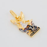Dije San Miguel Arcángel 1.6g / 2.1cm Tres Oros 18K