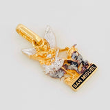 Dije San Miguel Arcángel 1.75g / 2.1cm Tres Oros 18K