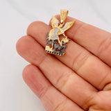 Dije San Miguel Arcángel 3.8g / 3.2cm Tres Oros 18K