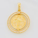 Dije San Benito Móvil 4.85g / 3.2cm Oro Amarillo 18K