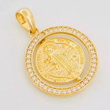 Dije San Benito Móvil 4.85g / 3.2cm Oro Amarillo 18K