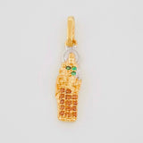 Dije San José 1.15g / 2.4cm Dos Oros Amarillo Blanco 18K