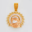 Dije Rostro de Cristo 7.95g / 3.5cm Tres Oros 18K