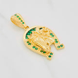 Dije Herradura Caballo 9.4g / 4.2cm Oro Amarillo 18K