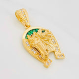 Dije Herradura Caballo 9.25g / 4.2cm Oro Amarillo 18K