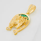 Dije Herradura Caballo 9.25g / 4.2cm Oro Amarillo 18K
