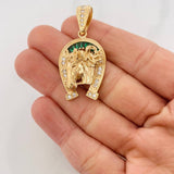 Dije Herradura Caballo 9.25g / 4.2cm Oro Amarillo 18K