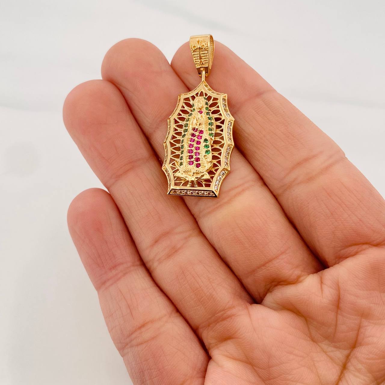 Dije Virgen de Guadalupe 4.55g / 3.7cm Oro Amarillo 18K