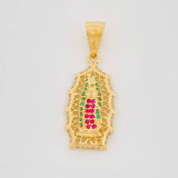 Dije Virgen de Guadalupe 3.1g / 3.2cm Oro Amarillo 18K