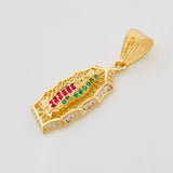 Dije Virgen de Guadalupe 3.1g / 3.2cm Oro Amarillo 18K