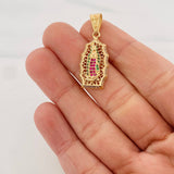 Dije Virgen de Guadalupe 3.1g / 3.2cm Oro Amarillo 18K
