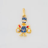 Dije Pato Bolsa Dinero 1.45g / 2.2cm Tres Oros 18K