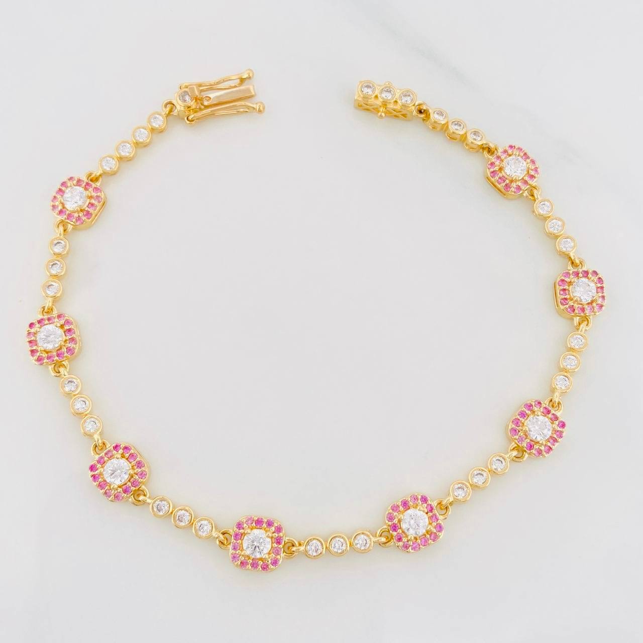 Pulso Halo Tennis 9.55g / 19cm / 2.72mm Oro Amarillo 18K