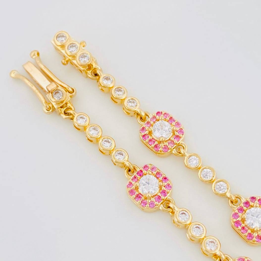 Pulso Halo Tennis 9.55g / 19cm / 2.72mm Oro Amarillo 18K