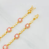 Pulso Halo Tennis 9.55g / 18.4cm / 2.72mm Oro Amarillo 18K