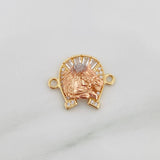 Herraje Herradura Caballo 2.1 g / 1.5 cm Tres Oros 18K