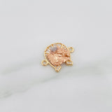 Herraje Herradura Caballo 2.1 g / 1.5 cm Tres Oros 18K