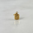 Dije Letra F 0.35 g / 1.4 cm Oro Amarillo 18K