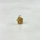 Dije Marco Letra L 0.35gr / 1.5cm / Oro Amarillo