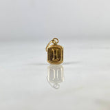 Dije Marco Letra I 0.35gr / 1.5cm Oro Amarillo