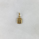 Dije Marco Letra I 0.35gr / 1.5cm Oro Amarillo