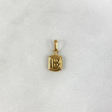 Dije Marco Letra B 0.35gr / 1.5cm / Oro Amarillo