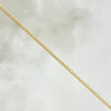 Cadena Mini Cubana 1.1gr / 60cm / 1mm Oro Amarillo +1
