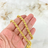 Cadena Lazo 18.4gr / 60cm / 5.3mm Oro Amarillo +3 *