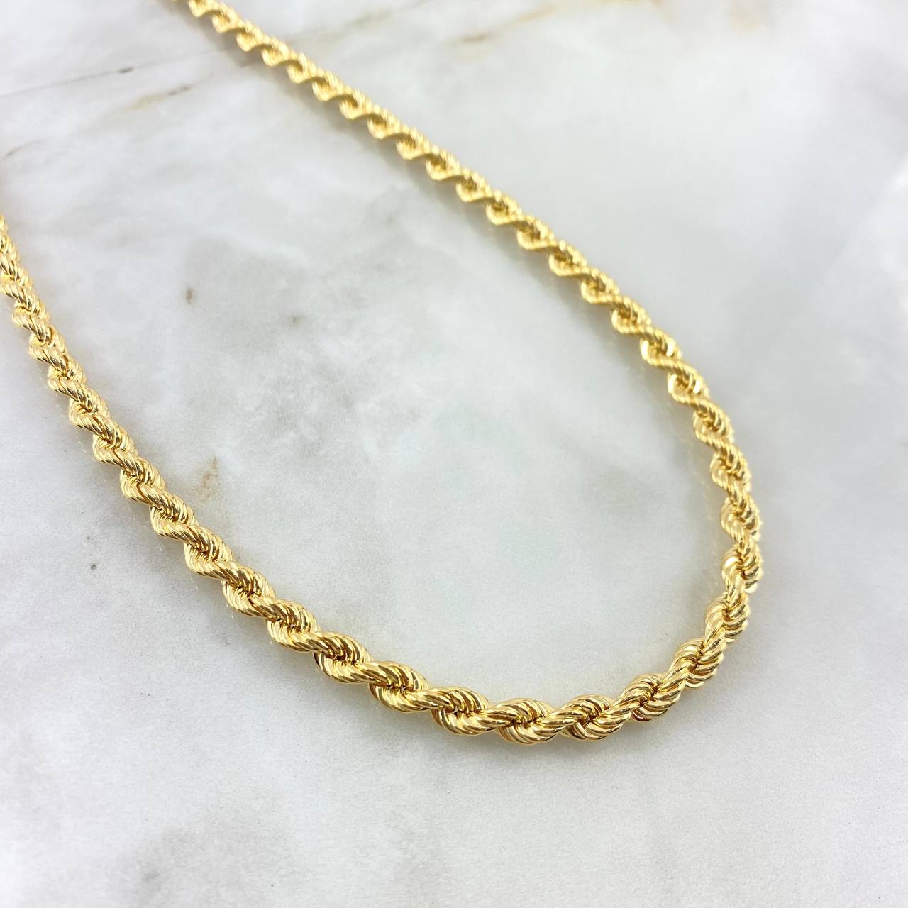 Cadena Lazo 18.4gr / 60cm / 5.3mm Oro Amarillo +3 *