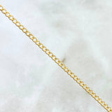 Cadena Cubana 1.65gr / 45cm / 1.6mm Oro Amarillo +1 18K *