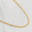 Cadena Fígaro 5.45g / 60cm / 3.35mm Oro Amarillo 18K