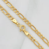 Cadena Fígaro 5.45g / 60cm / 3.35mm Oro Amarillo 18K