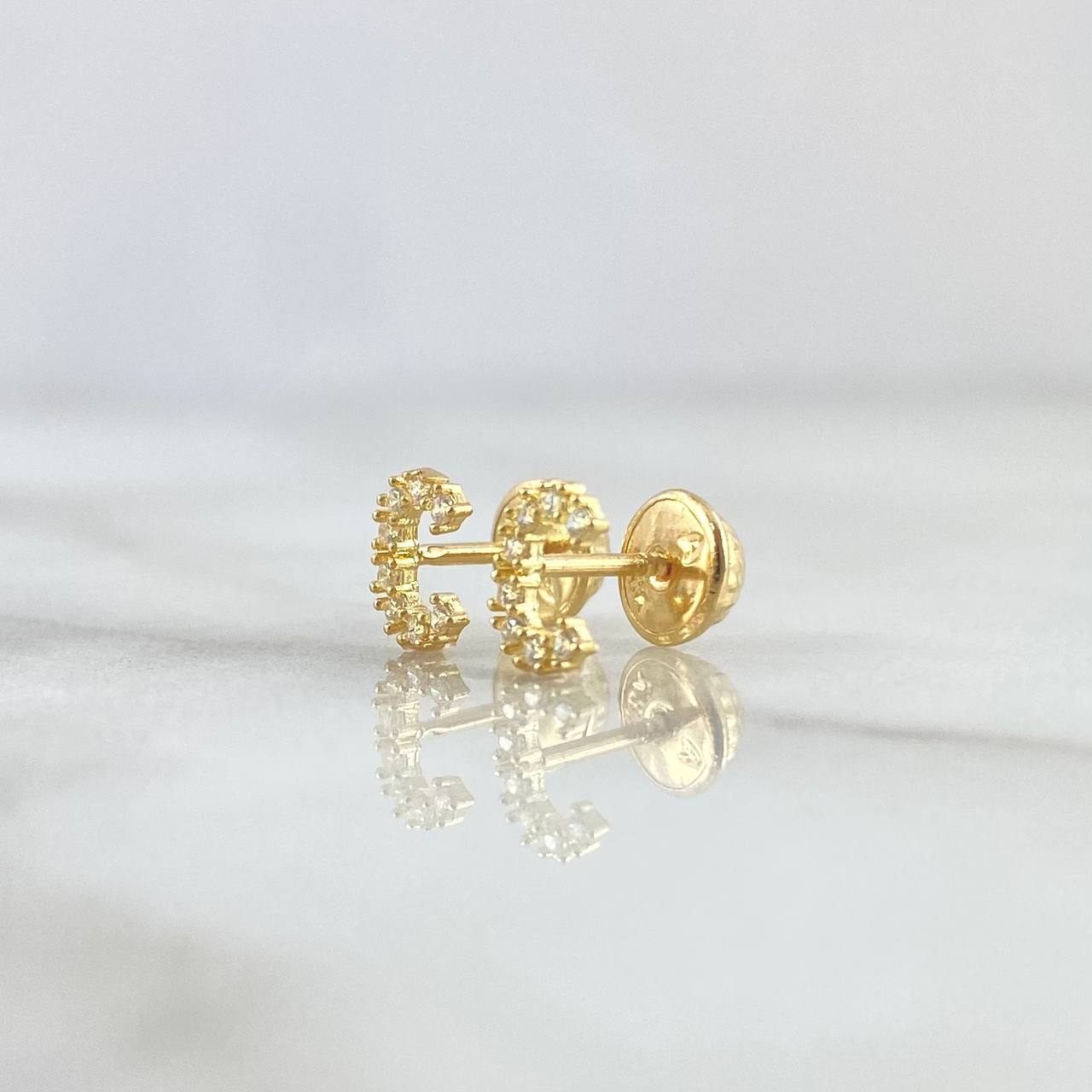 Topos Letra C 0.65gr / Oro Amarillo 18K ©
