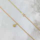 Cadena Lazo 0.9gr / 45cm + Dije Abeja 0.25gr / 1cm Oro Amarillo (Oferta) ©