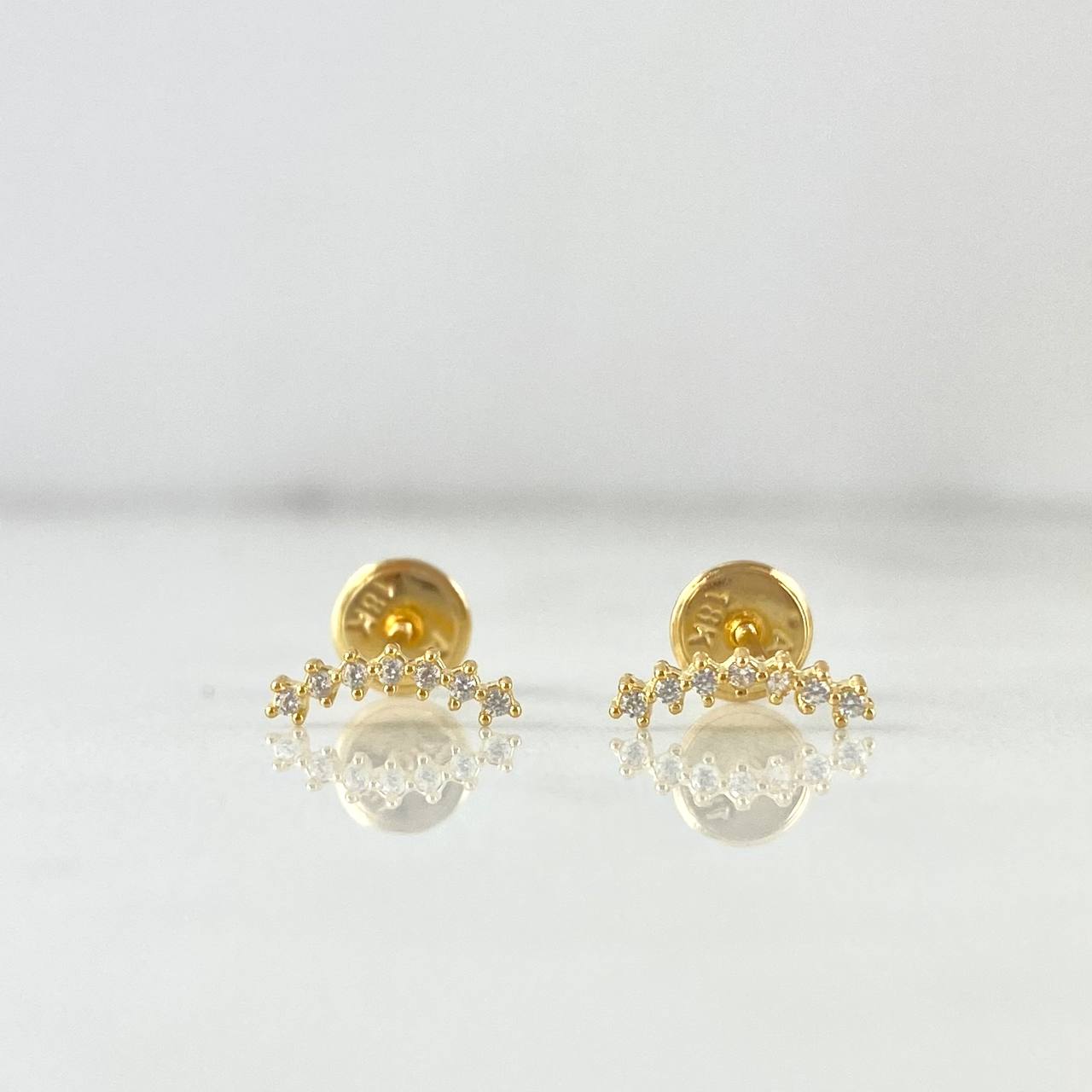 Topos Arco 0.6gr / Circones Blancos Oro Amarillo