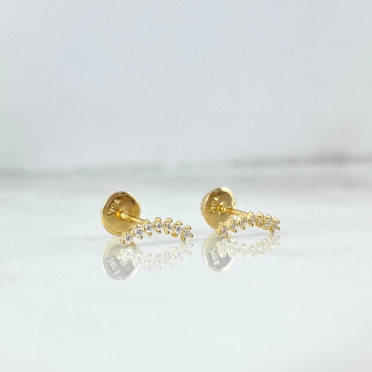 Topos Arco 0.6gr / Circones Blancos Oro Amarillo