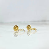 Topos Arco 0.6gr / Circones Blancos Oro Amarillo