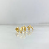 Topos Arco Estela De Estrellas 1.25gr / Circones Blancos Oro Amarillo ©