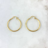 Candongas Lore 1.85gr / 3.1cm / Entorchadas Oro Amarillo