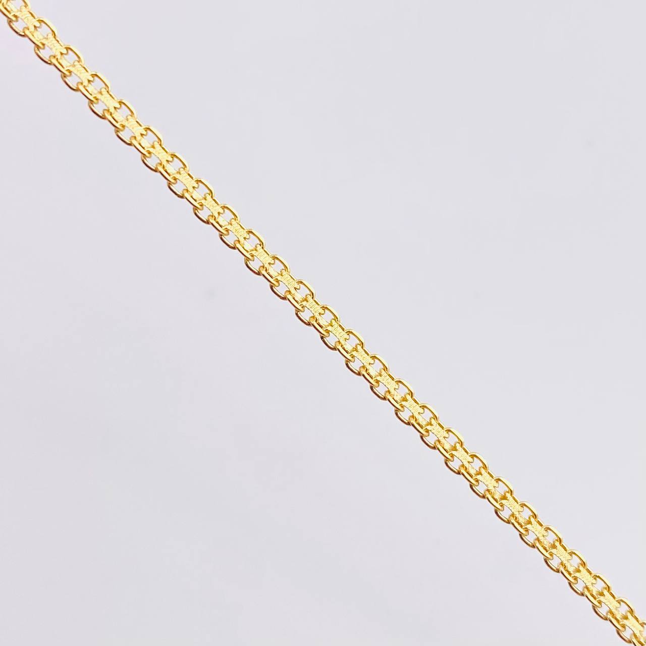 Tobillera China 2.45gr / 24.5cm / 2.2mm Oro Amarillo +1 18K ©