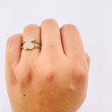 Anillo Oso 3.45gr / T6 3/4 / Oro Amarillo 18K ©