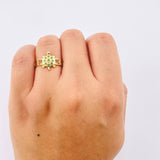 Anillo Tortuga 2.4gr / T6 3/4 / Oro Amarillo 18K ©