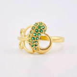 Anillo Mariposa 2.5gr / T6 1/4 / Oro Amarillo 18K ©