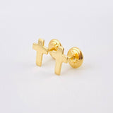 Topos Cruz 0.72gr / 7.7mm Oro Amarillo 18K ©