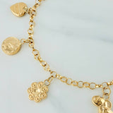 Pulso Charms 5.75gr / 17cm / 4mm Oro Amarillo 18K %