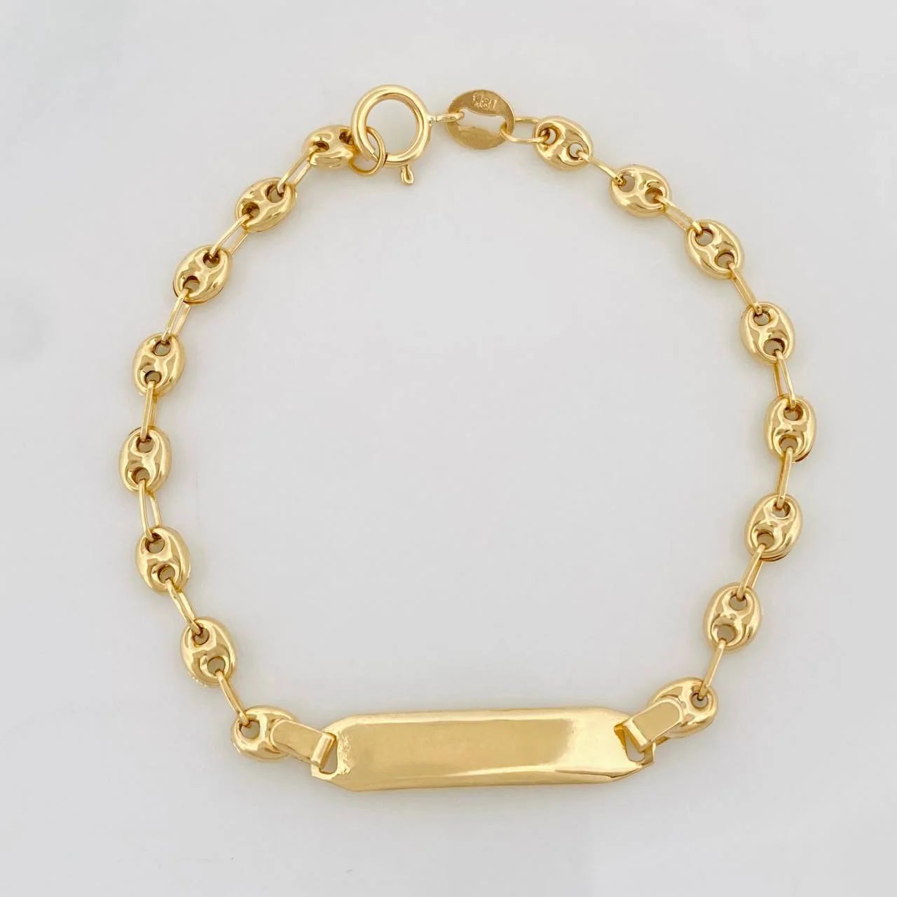Pulso Bebé GC Placa Rectangular 1.85g / 15cm / 3.5mm Oro Amarillo 18K