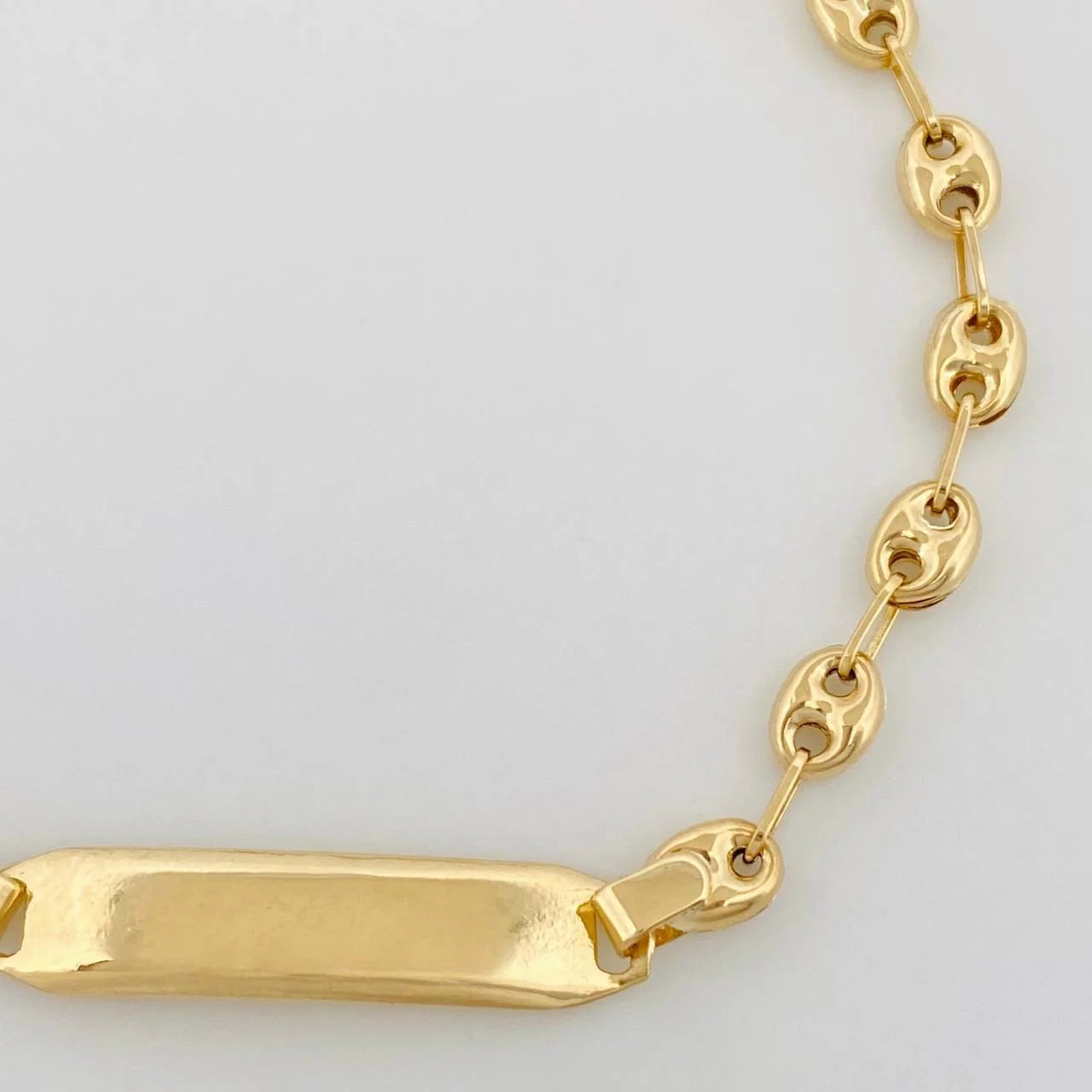 Pulso Bebé GC Placa Rectangular 1.85g / 15cm / 3.5mm Oro Amarillo 18K