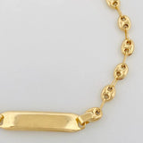 Pulso Bebé GC Placa Rectangular 1.85g / 15cm / 3.5mm Oro Amarillo 18K