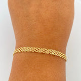 Pulso China 7.55gr / 20cm / 6.4mm Oro Amarillo +1 18K &