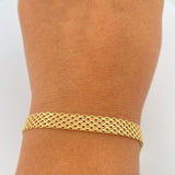Pulso China 7.5gr / 20cm / 6.4mm Oro Amarillo +1 18K &